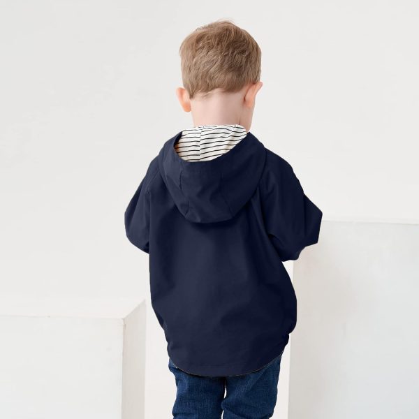 Baby Kapuzen Jackets, Jungen Langarm Winddicht Mantel Cartoon Aufdruck Jacken – Bild 3